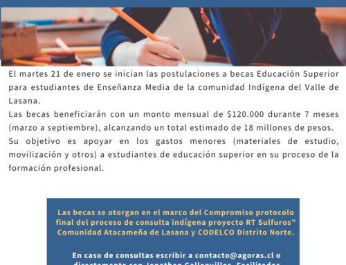 Se inicia proceso de postulación a Becas de Educación Superior 2025 del Valle de Lasana