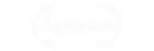 logo agoras blanco