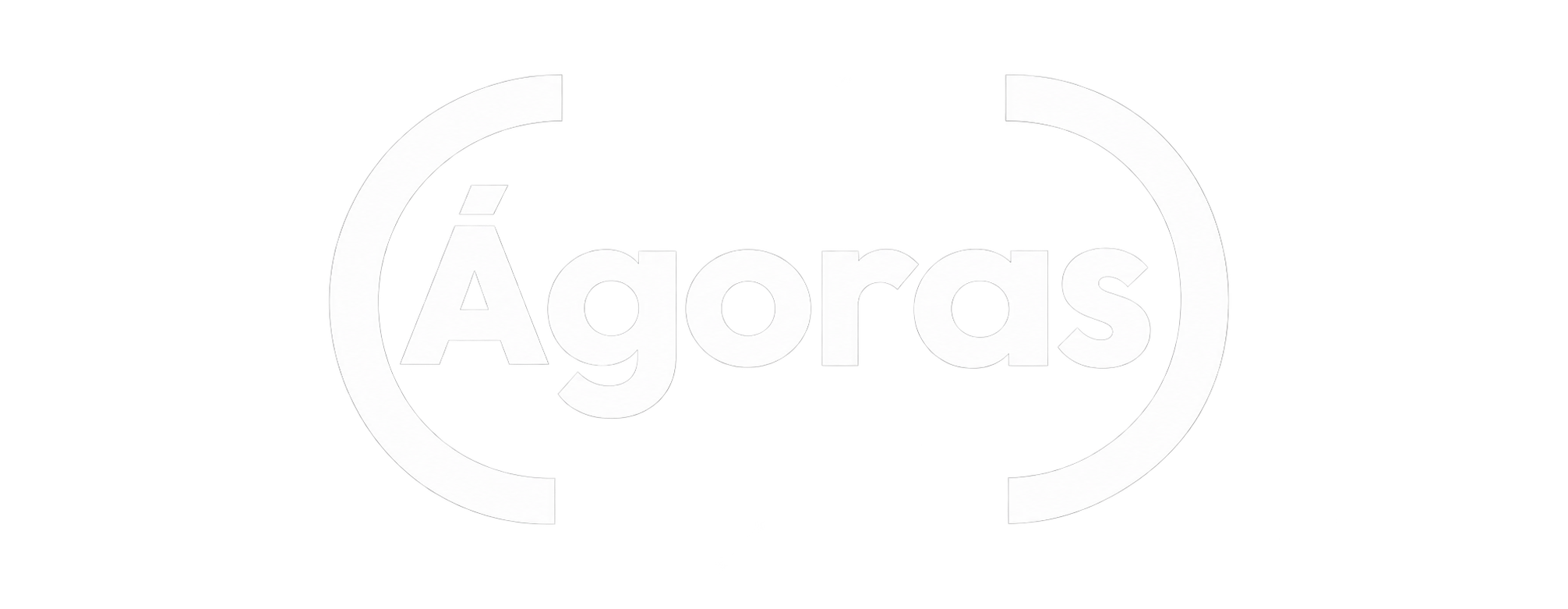 logo agoras blanco